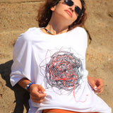 Be Different Oversize White T-Shirt