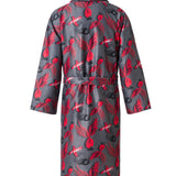 Gray Phoenix Kimono Robe