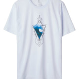 White Wave Regular Fit T-Shirt