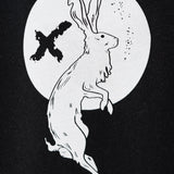 Crazy Rabbit Oversize Black T-Shirt