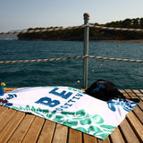 Turtle & Floral Towel