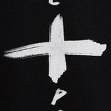 Line Oversize Black T-Shirt