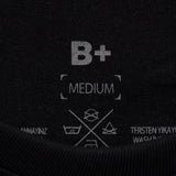 Line Oversize Black T-Shirt