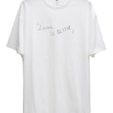 Louder is Better Oversize White T-Shirt
