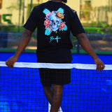 Flowery Skull Regular Fit T-Shirt