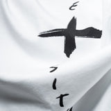 Line Oversize White T-Shirt