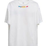 Splash Oversize White T-Shirt