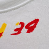 Splash Oversize White T-Shirt