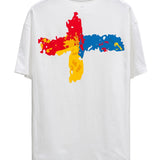 Splash Oversize White T-Shirt