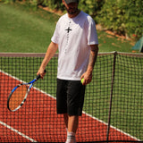 Line Oversize White T-Shirt